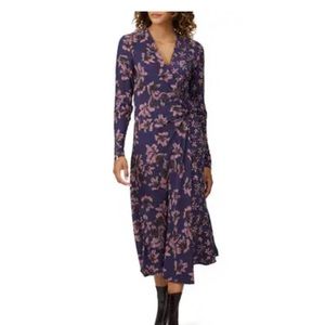 RAG & BONE Odette Floral Print Long Sleeve Dress